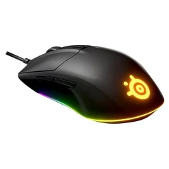 New SteelSeries Optical USB Gaming Mouse, Black (62513)