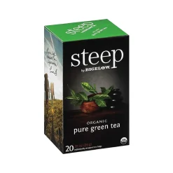 Steep Green Tea Bags, 20/Box (17703)