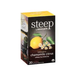 Steep Herbal Tea Bags, 20/Box (17707)