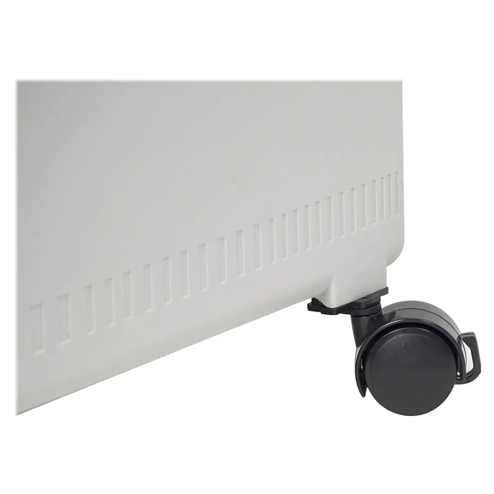 File Cabinets*Storex Deluxe 2-Drawer Mobile Vertical File Cabinet, Letter Size, Lockable, 23"H x 15"W x 19"D, Metal (61352U01C)