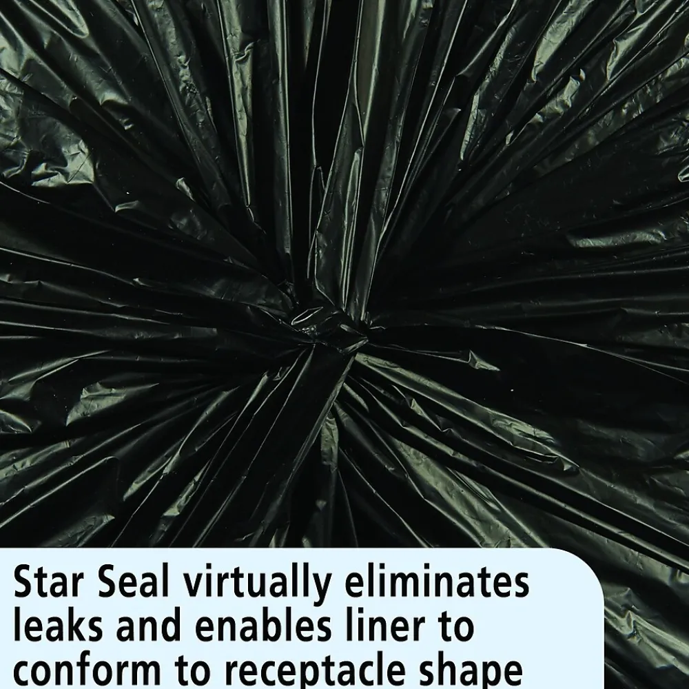 65 Gallon Industrial Trash Bag, 51" x 50", 1.5 mil, Brown, 100 Bags/Box (STOT5051B15)<Stout Outlet