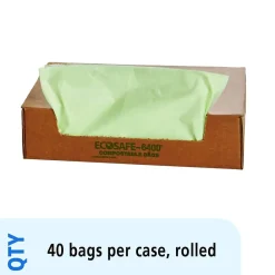 EcoSafe-6400 -48 Gallon Industrial Trash Bag, 42