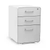 File Cabinets*Poppin Stow 3-Drawer File Cabinet, White + Light Gray