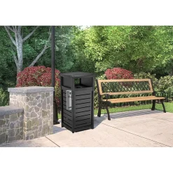 Stainless Steel Outdoor Cigarette Receptacle (MSO415)<Suncast Commercial Online