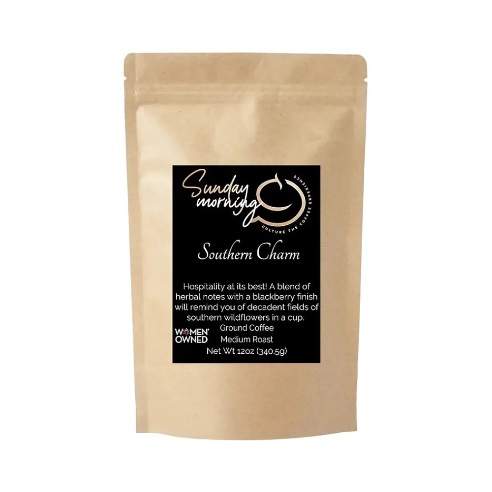 Sunday Morning Coffee Southern Charm, Medium Roast, 12 oz. (SK-LYWJ-OX88)