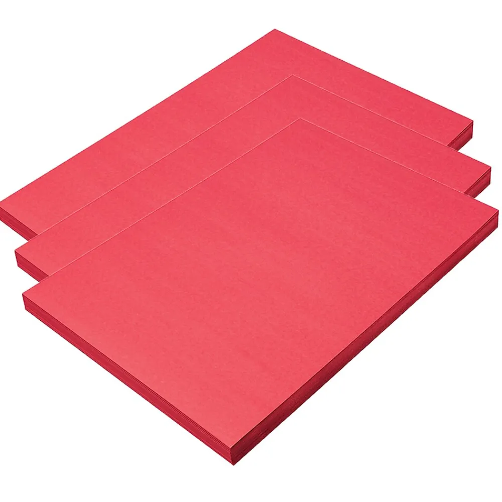 Construction Paper*SunWorks 12" x 18" Construction Paper, Holiday Red, 100 Sheets/Pack, 3 Packs/Bundle (PAC9908-3)