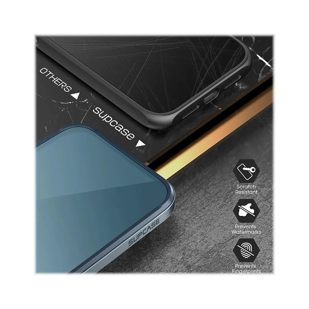 SUPCASE Unicorn Beetle Blue Edge with Screen Protector Case for iPhone 13 Pro Max (SUP-iPhone2021-6.7-EdgePro-SP-Cerulean)