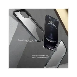 SUPCASE Unicorn Beetle Black Edge with Screen Protector Case for iPhone 13 Pro Max (SUP-iPhone2021-6.7-EdgePro-SP-Black)