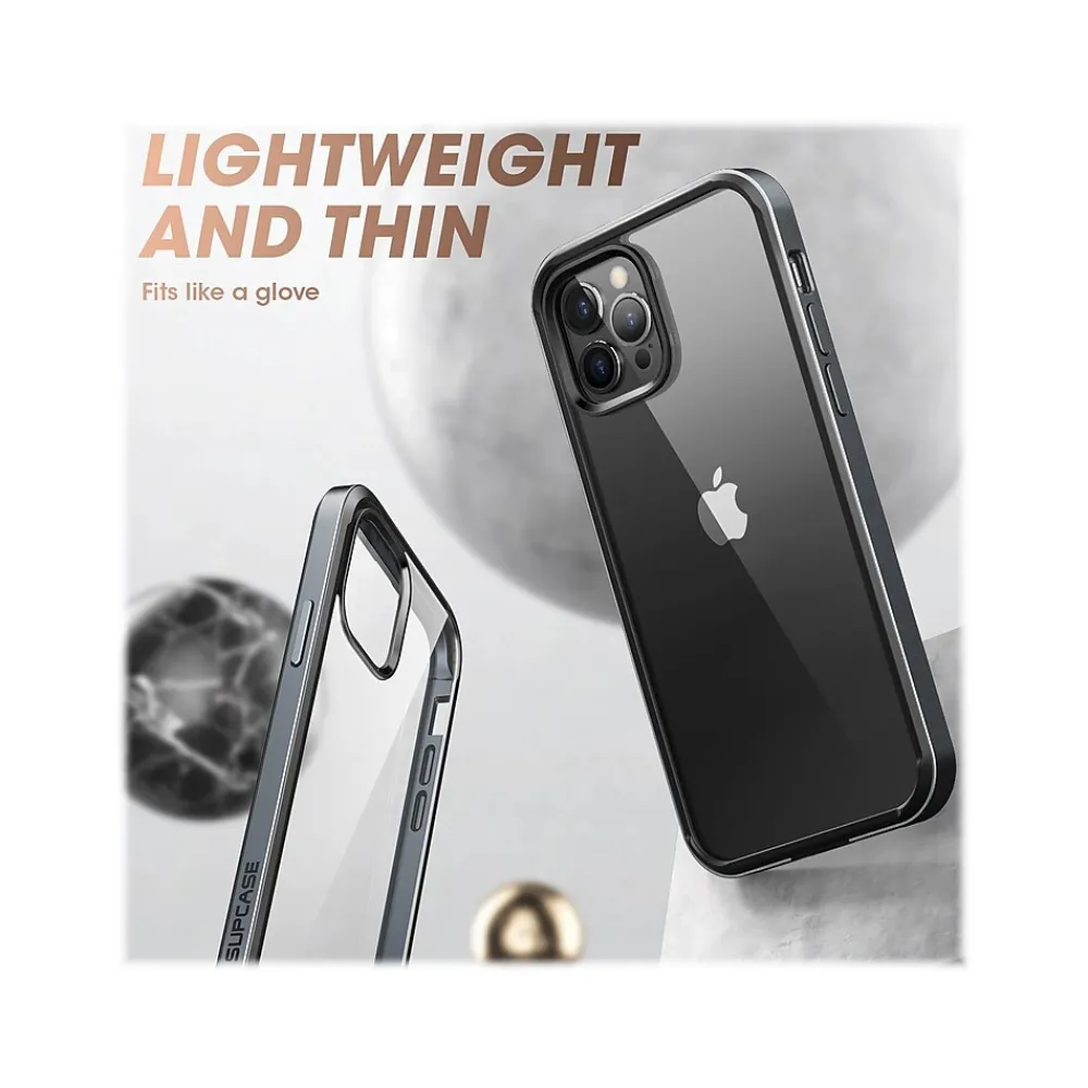 SUPCASE Unicorn Beetle Black Edge with Screen Protector Case for iPhone 13 Pro Max (SUP-iPhone2021-6.7-EdgePro-SP-Black)