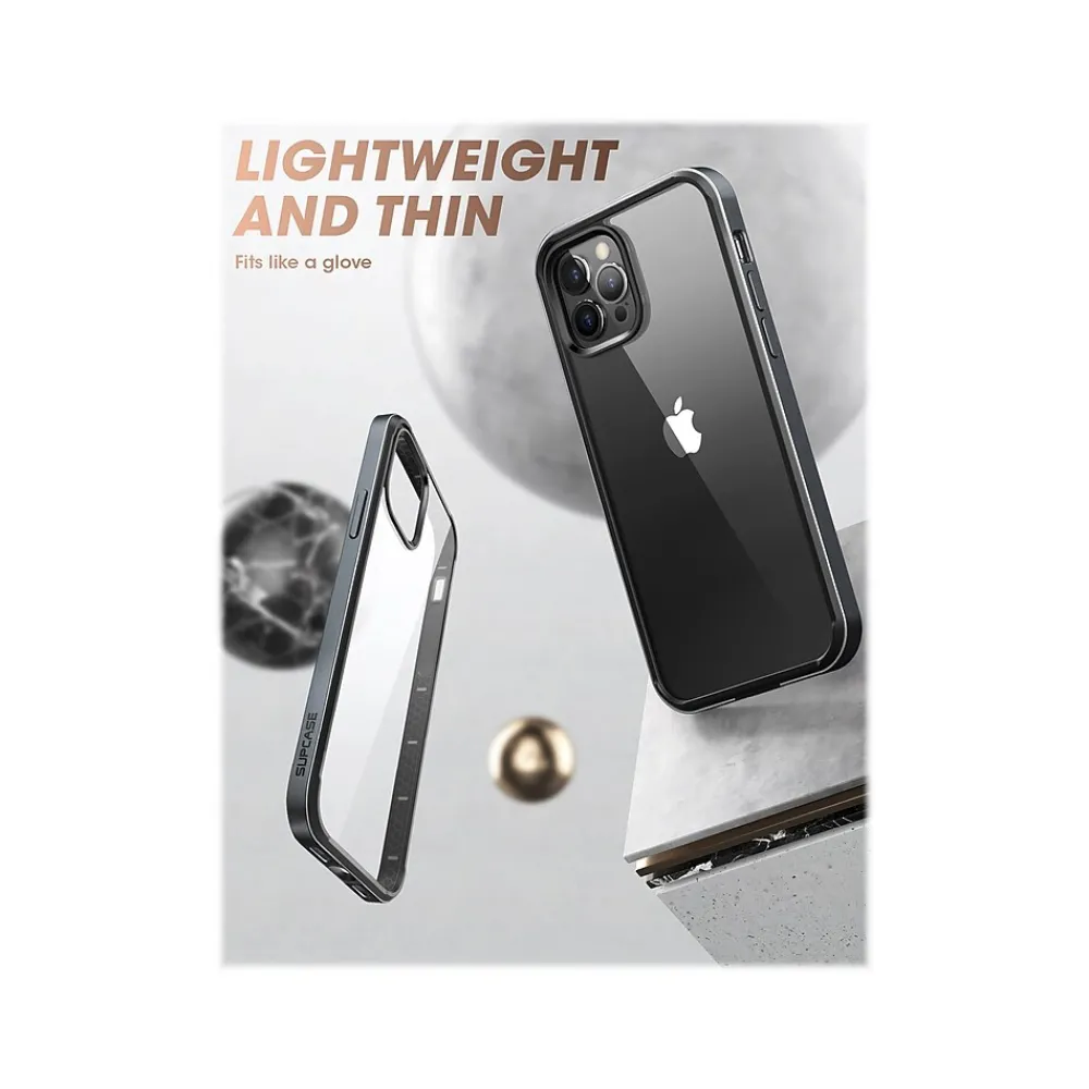 SUPCASE Unicorn Beetle Black Edge Clear Bumper Case for iPhone 13 Pro Max (SUP-iPhone2021-6.7-Edge-Black)