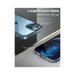 SUPCASE Unicorn Beetle Blue Edge Clear Bumper Case for iPhone 13 Pro (SUP-iPhone2021Pro-6.1-Edge-Cerulean)