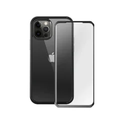 SUPCASE Unicorn Beetle Black Edge with Screen Protector Clear Case for iPhone 13 Pro (SUP-iPhone2021Pro-6.1-EdgePro-SP-Black)