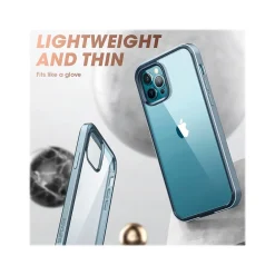 SUPCASE Unicorn Beetle Blue Snap Case with Screen Protector for iPhone 13 Pro (SUP-iPhone2021Pro-6.1-EdgePro-SP-Cerulean)