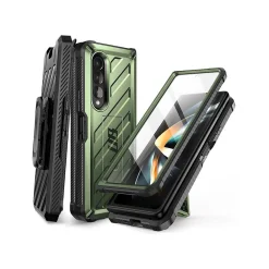 SUPCASE Unicorn Beetle Dark Green Kickstand Case for Samsung Galaxy Z Fold4 (SUP-Galaxy2022-ZFold4-5G-Unicorn-SP-Guld)