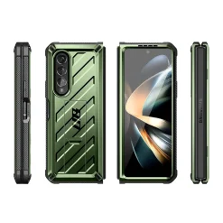SUPCASE Unicorn Beetle Dark Green Kickstand Case for Samsung Galaxy Z Fold4 (SUP-Galaxy2022-ZFold4-5G-Unicorn-SP-Guld)