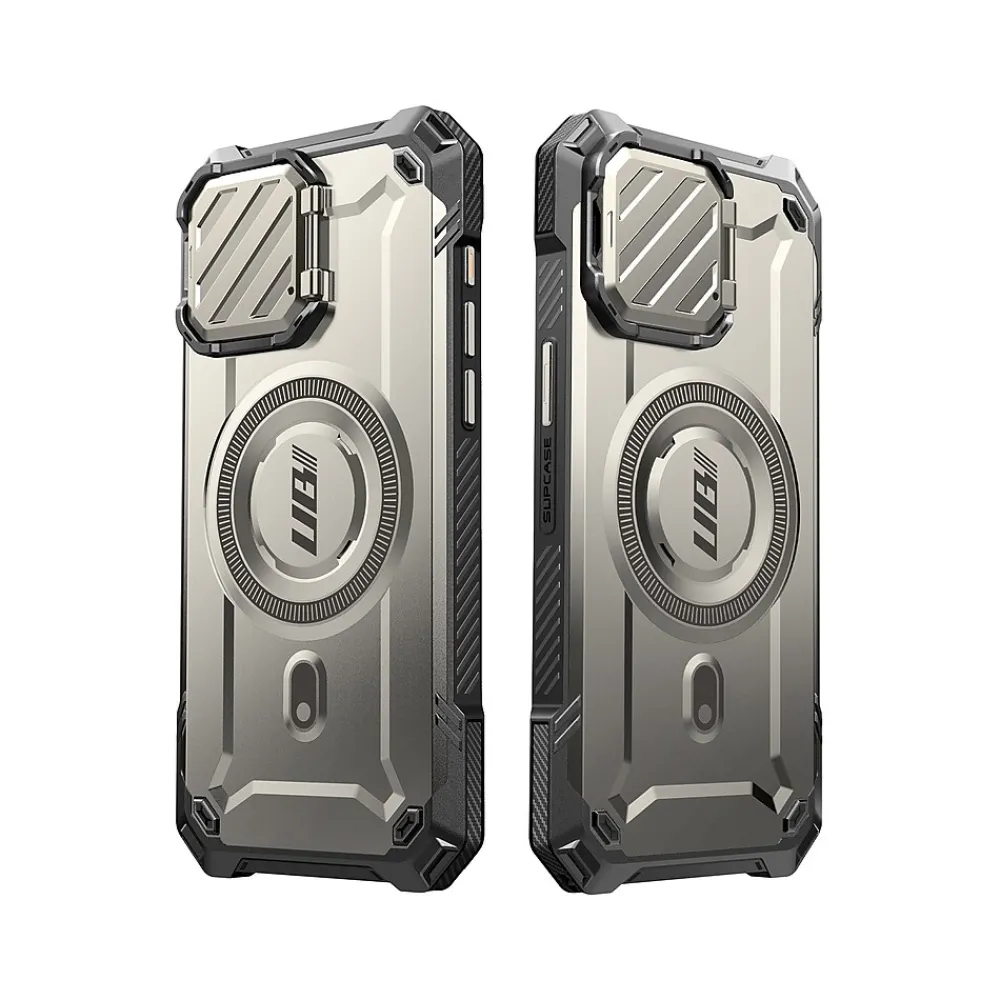 SUPCASE Unicorn Beetle MAG XT MagSafe Rugged Case for iPhone 15 Pro Max, Shock-Absorbing, Titan Gray