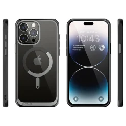 SUPCASE Unicorn Beetle MAG MagSafe Phone Case for iPhone 15 Pro Max, Black (SUP-iPhone2023Max-6.7-UBMag-Black)