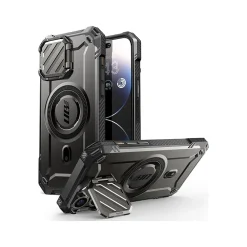 SUPCASE Unicorn Beetle MAG XT MagSafe Rugged Case for iPhone 15 Pro, Shock-Absorbing, Black (SPH23PR61MGXTBK)