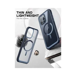 SUPCASE Unicorn Beetle MAG MagSafe Phone Case for iPhone 15 Pro Max, Blue (SUP-iPhone2023Max-6.7-UBMag-Navy)