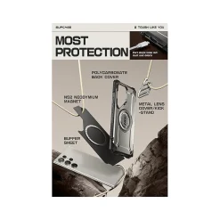 SUPCASE Unicorn Beetle MAG XT MagSafe Samsung Galaxy S24 Ultra, Shock Absorbing, Titan Gray (GXYS24U5GMXTTG)