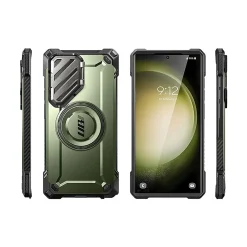 SUPCASE Unicorn Beetle MAG XT MagSafe Samsung Galaxy S24 Ultra, Shock Absorbing, Dark Green (GXYS24U5GMXTGN)