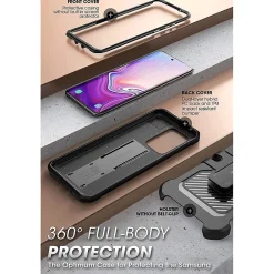 SUPCASE Unicorn Beetle Pro Black Rugged Case for Galaxy S20 Ultra (S-S20UL-UBPR-BK)