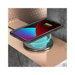 SUPCASE Unicorn Beetle Pro MagSafe Rugged Case for iPhone 12/12 Pro, Shock Absorbing, Black (SUP-iPhone2020-6.1-UBPro-SP-Black)