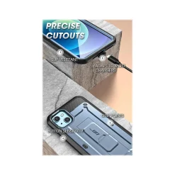 SUPCASE Unicorn Beetle Pro Metallic Blue Rugged Case for iPhone 13 (SUP-iPhone2021-6.1-UBPro-SP-Cerulean)