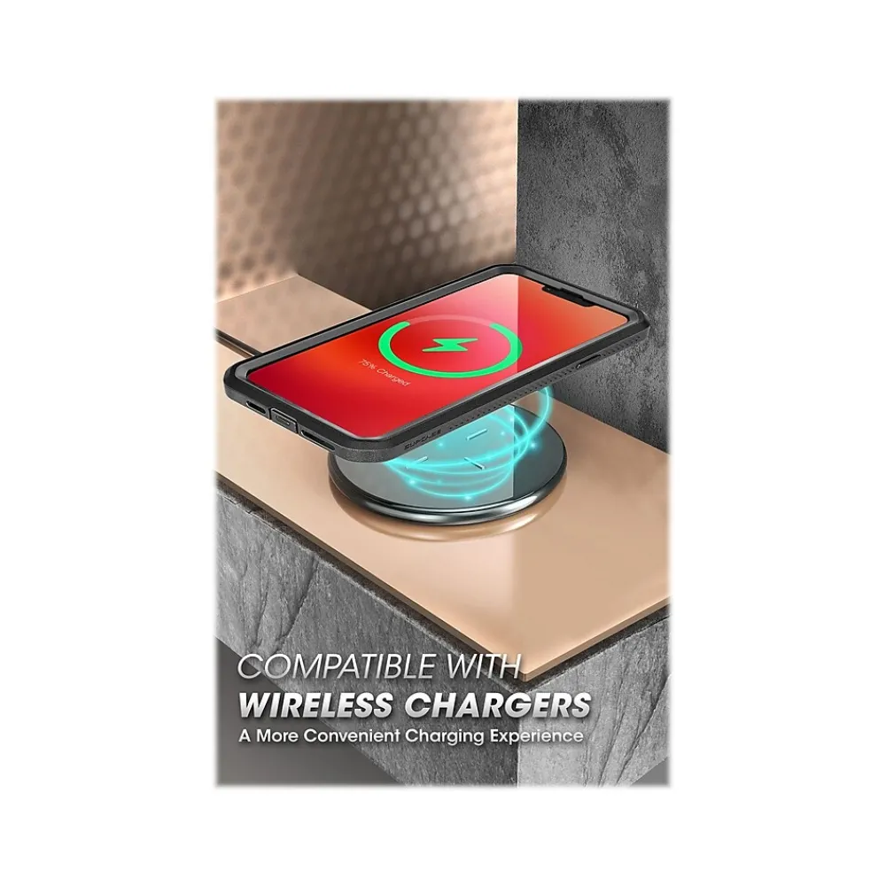 SUPCASE Unicorn Beetle Pro Black Rugged Case for iPhone 13 (SUP-iPhone2021-6.1-UBPro-SP-Black)