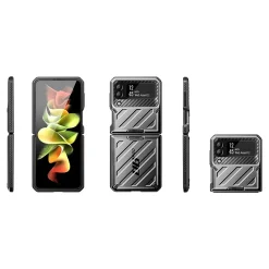 SUPCASE Unicorn Beetle PRO Black Rugged Case for Samsung Galaxy Z Flip4 (SUP-Galaxy2022-ZFlip4-5G-UBPro-Black)