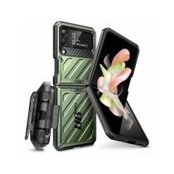 SUPCASE Unicorn Beetle PRO Dark Green Rugged Case for Samsung Galaxy Z Flip4, 5G (SUP-Galaxy2022-ZFlip4-5G-UBPro-Guldan)