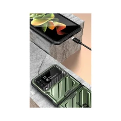 SUPCASE Unicorn Beetle PRO Dark Green Rugged Case for Samsung Galaxy Z Flip4, 5G (SUP-Galaxy2022-ZFlip4-5G-UBPro-Guldan)