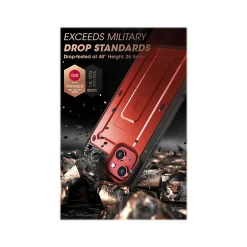 SUPCASE Unicorn Beetle PRO Metallic Red Rugged Case for iPhone 14 (SUP-iPhone2021/22-6.1-UBPro-SP-Ruddy)