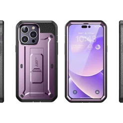 SUPCASE Unicorn Beetle PRO Deep Purple Rugged Case for iPhone 14 Pro (SUP-iPhone2022Pro-6.1-UBPro-SP-Mauve)