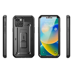 SUPCASE Unicorn Beetle PRO Black Rugged Case for iPhone 14 (SUP-iPhone2021/22-6.1-UBPro-SP-Black)