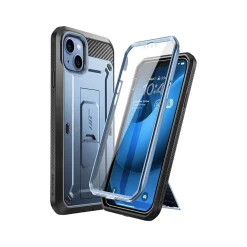 SUPCASE Unicorn Beetle PRO Metallic Blue Rugged Case for iPhone 14 (SUP-iPhone2021/22-6.1-UBPro-SP-Tilt)