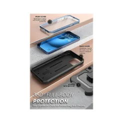 SUPCASE Unicorn Beetle PRO Metallic Blue Rugged Case for iPhone 14 (SUP-iPhone2021/22-6.1-UBPro-SP-Tilt)