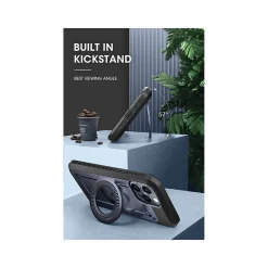 SUPCASE Unicorn Beetle PRO MAG Rugged Case for iPhone 15 Pro Max, Shock-Absorbing, Dark Blue (SPH23MX67MGPSMN)