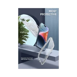 SUPCASE Unicorn Beetle PRO MAG Rugged Case for iPhone 15 Pro Max, Shock-Absorbing, Clear (SPH23MX67MGPSCL)