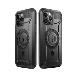 SUPCASE Unicorn Beetle PRO MAG Rugged Case for iPhone 15 Pro Max, Shock-Absorbing, Gunmetal