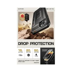 SUPCASE Unicorn Beetle PRO Rugged Case for iPhone 15 Plus, Shock-Absorbing, Black (SUP-iPhone2023-6.7-UBPro-SP-Black)