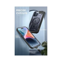 SUPCASE Unicorn Beetle PRO MAG Rugged Case for iPhone 15 Pro, Shock-Absorbing, Dark Blue