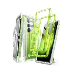 SUPCASE Unicorn Beetle PRO Rugged Case for Samsung Galaxy S24 Ultra, Shock-Absorbing, Neon Green