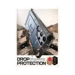 SUPCASE Unicorn Beetle PRO Rugged Case for Samsung Galaxy S24 Ultra, Shock-Absorbing, Metallic Blue