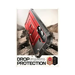 SUPCASE Unicorn Beetle Pro Rugged Case for Samsung Galaxy S24+, Shock Absorbing, Metallic Red (GS24PUBPRSP2SRD)