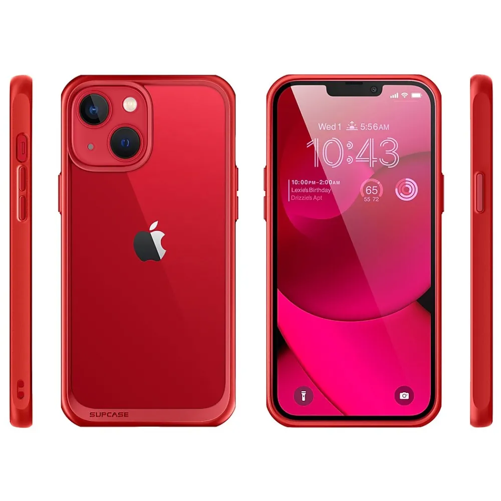 SUPCASE Unicorn Beetle Red Slim Case for iPhone 14 (SUP-iPhone2021/22-6.1-UBStyle-Red)