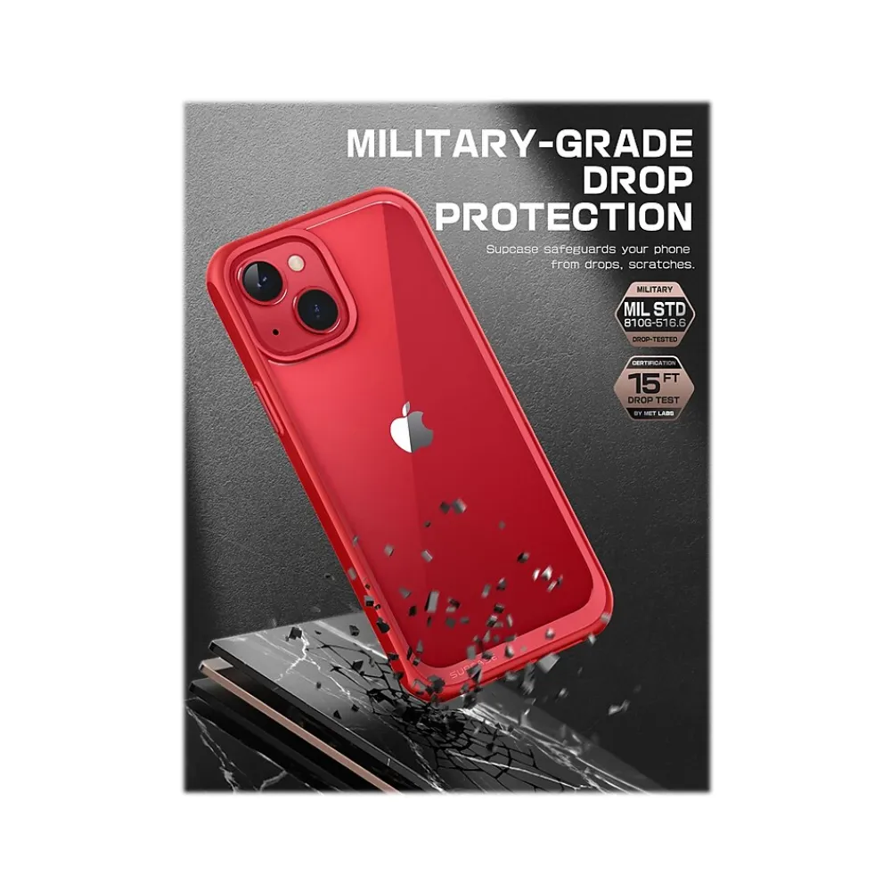 SUPCASE Unicorn Beetle Red Slim Case for iPhone 14 (SUP-iPhone2021/22-6.1-UBStyle-Red)
