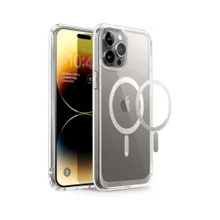 SUPCASE Unicorn Beetle Slim MagSafe Phone Case for iPhone 15 Pro Max, Gray (SUP-iPhone2023Max-6.7-UBMag-Clear)