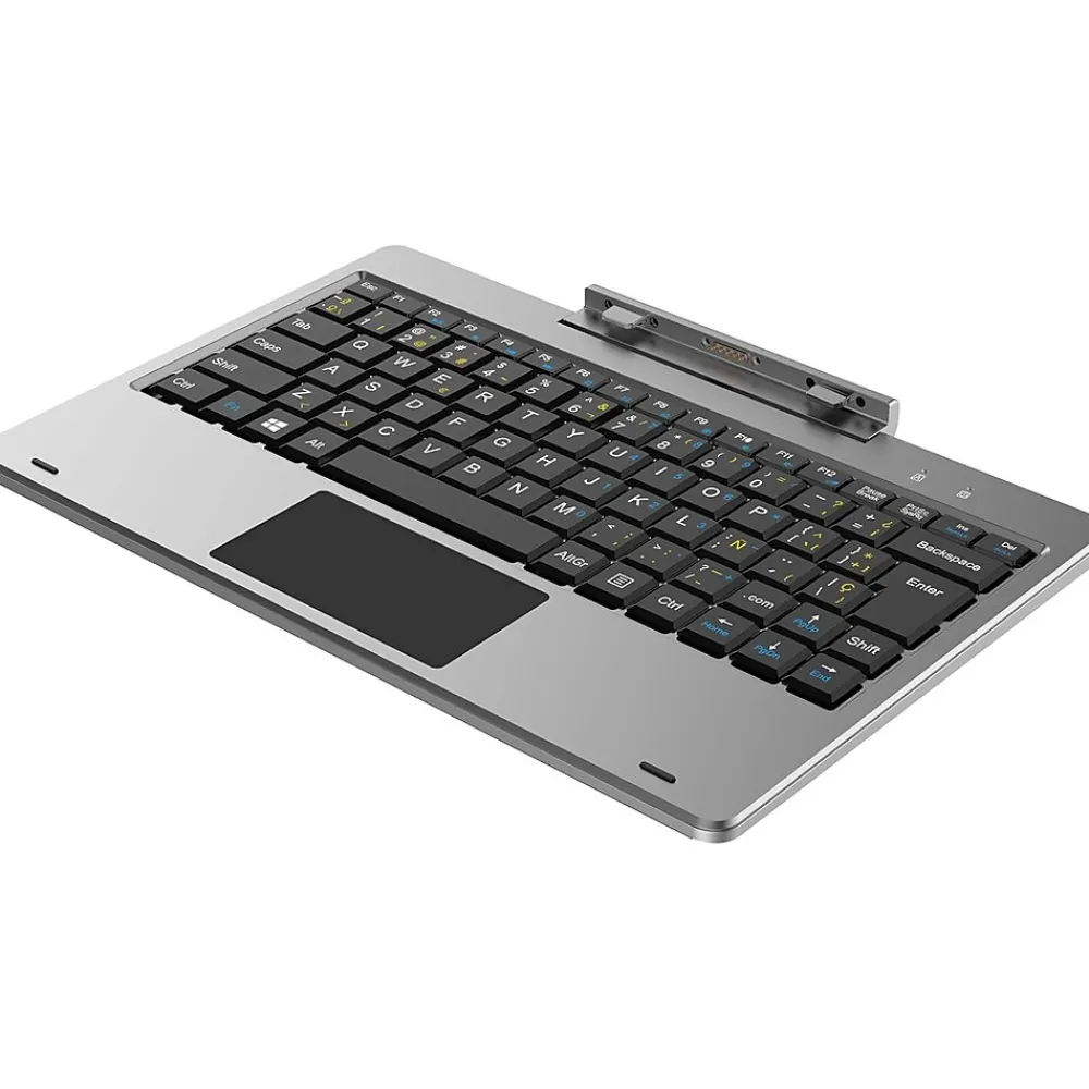 Sonic10 10.1" Tablet with Detachable Keyboard, WiFi, 64GB Storage, Windows 11, Silver (SC-5032WKB)<Supersonic Best