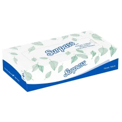 Standard Facial Tissue, 2-Ply, 100 Sheets/Box, 30 Boxes/Pack (21340)<Surpass Clearance